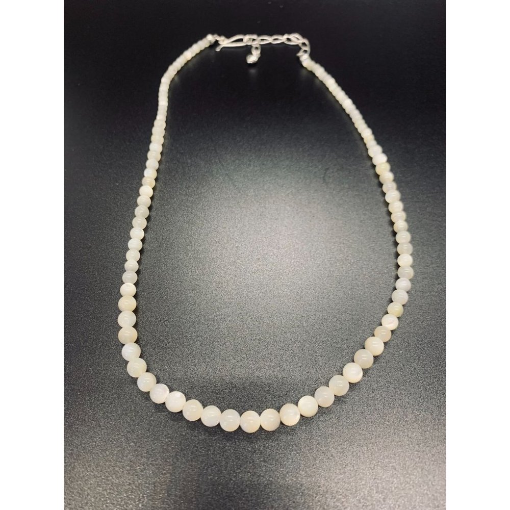 Jay King Ethiopian Opal Sterling Silver Bead Necklace